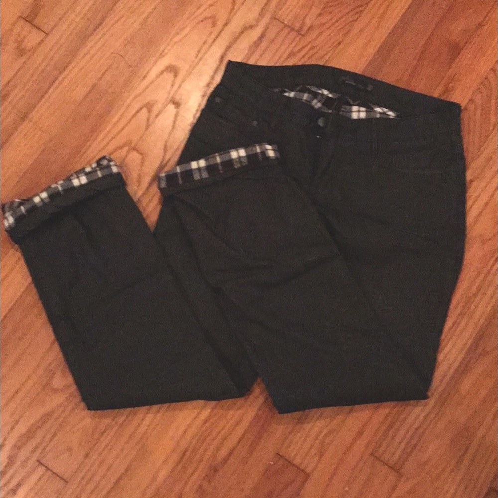 Flannel Lined Prana Boyfriend Denim Like New